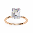 Oval-Cut Diamond Solitaire Ring in 10k–18k Gold