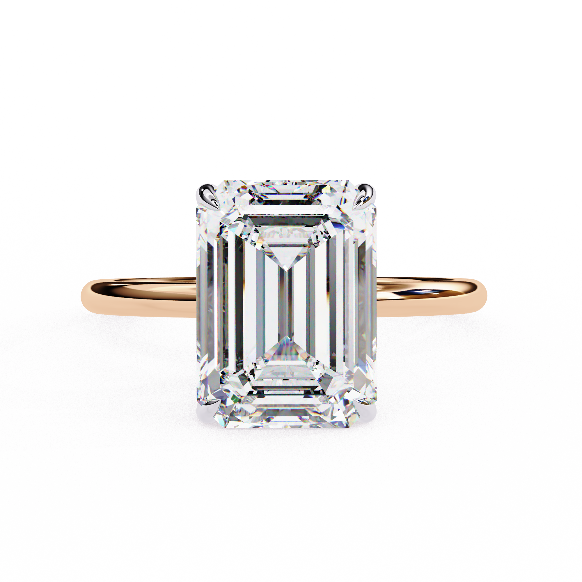 Oval-Cut Diamond Solitaire Ring in 10k–18k Gold