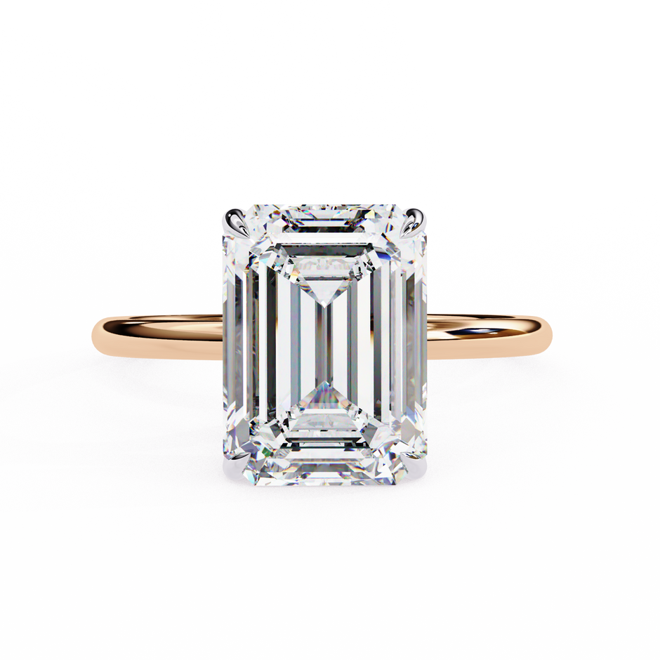 Oval-Cut Diamond Solitaire Ring in 10k–18k Gold