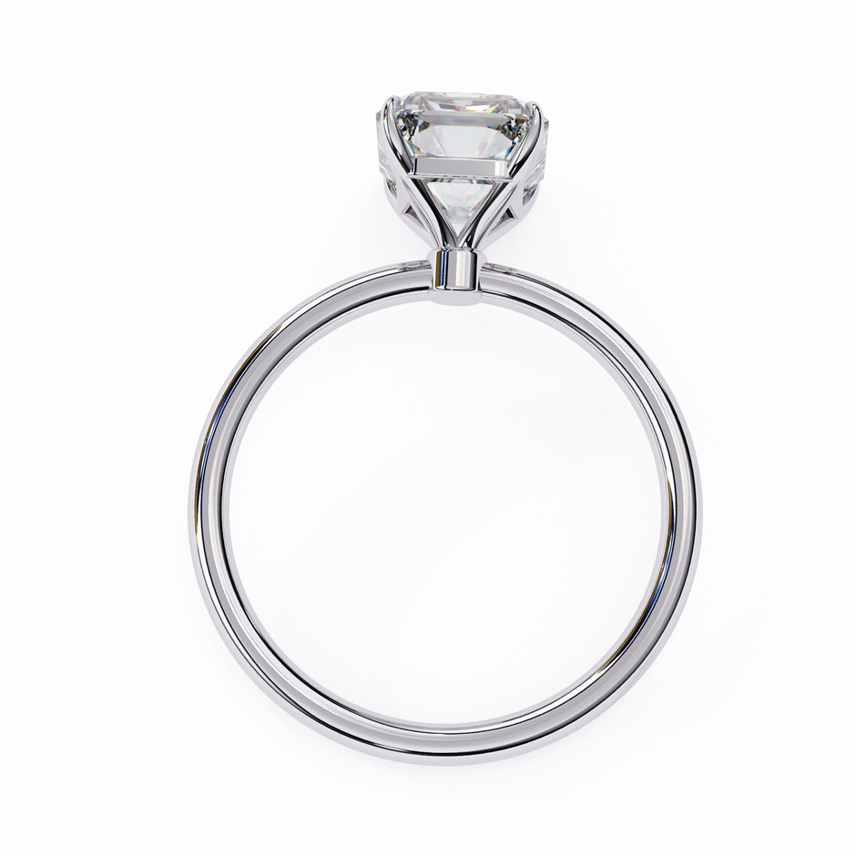 Oval-Cut Diamond Solitaire Ring in 10k–18k Gold