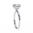 Pear-Shaped Diamond Solitaire Ring in 10k–18k Gold
