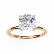 Pear-Shaped Diamond Solitaire Ring in 10k–18k Gold