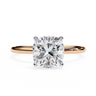 Pear-Shaped Diamond Solitaire Ring in 10k–18k Gold