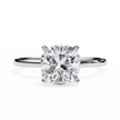 Pear-Shaped Diamond Solitaire Ring in 10k–18k Gold