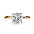 Pear-Shaped Diamond Solitaire Ring in 10k–18k Gold