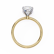 Pear-Shaped Diamond Solitaire Ring in 10k–18k Gold