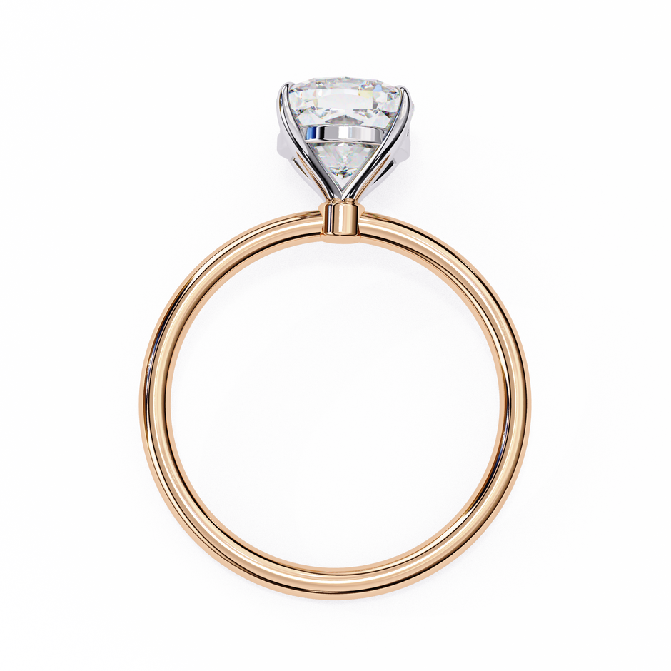 Pear-Shaped Diamond Solitaire Ring in 10k–18k Gold