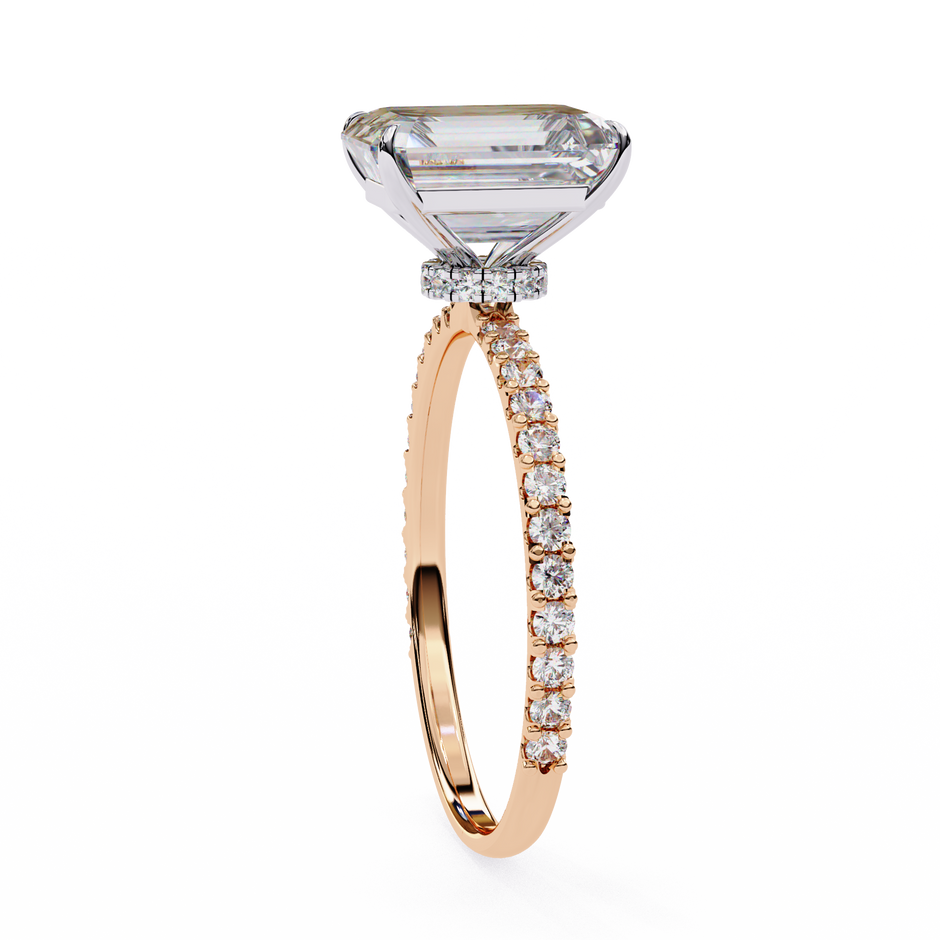 Marquise Diamond Solitaire Ring in 10k–18k Gold