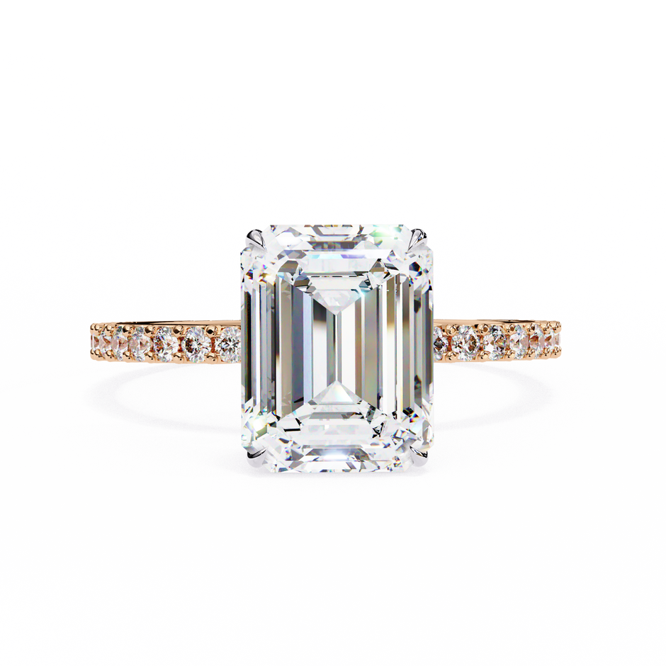 Marquise Diamond Solitaire Ring in 10k–18k Gold