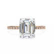 Marquise Diamond Solitaire Ring in 10k–18k Gold
