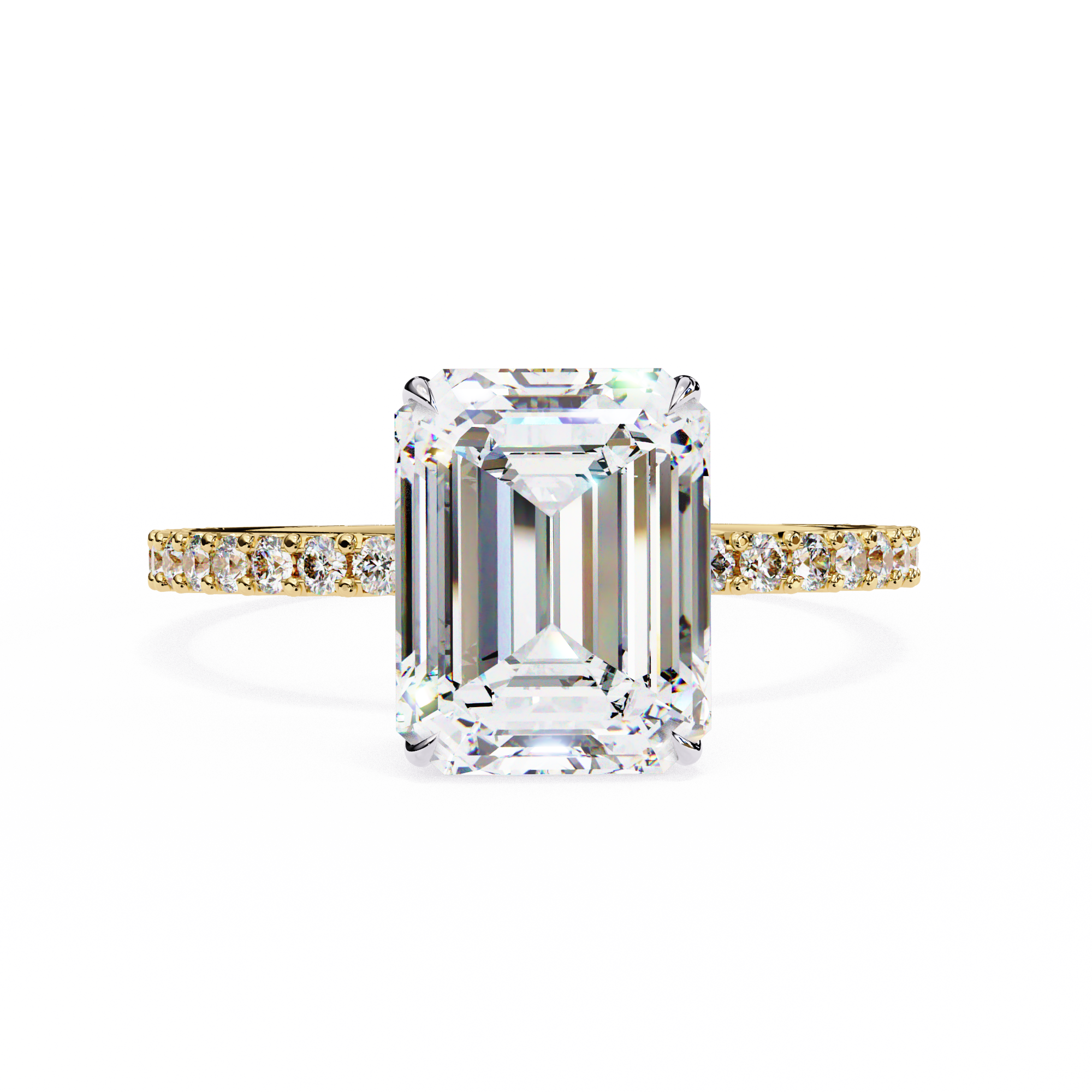 Marquise Diamond Solitaire Ring in 10k–18k Gold