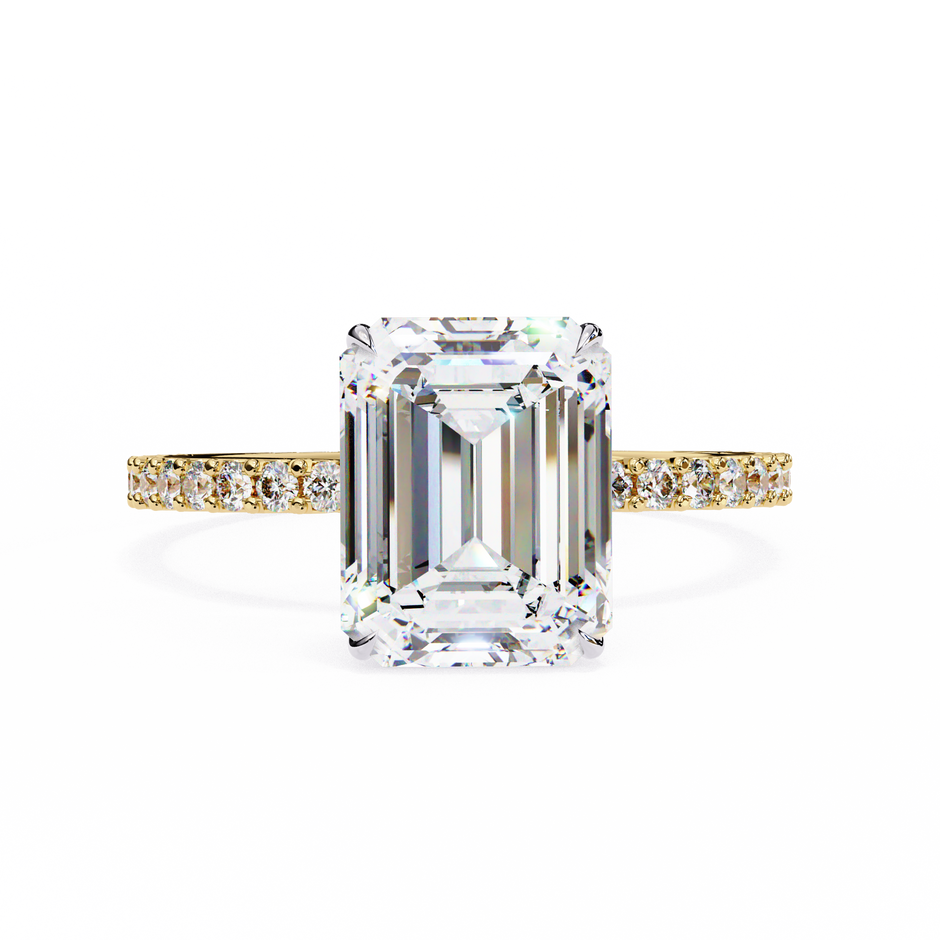 Marquise Diamond Solitaire Ring in 10k–18k Gold