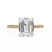 Marquise Diamond Solitaire Ring in 10k–18k Gold