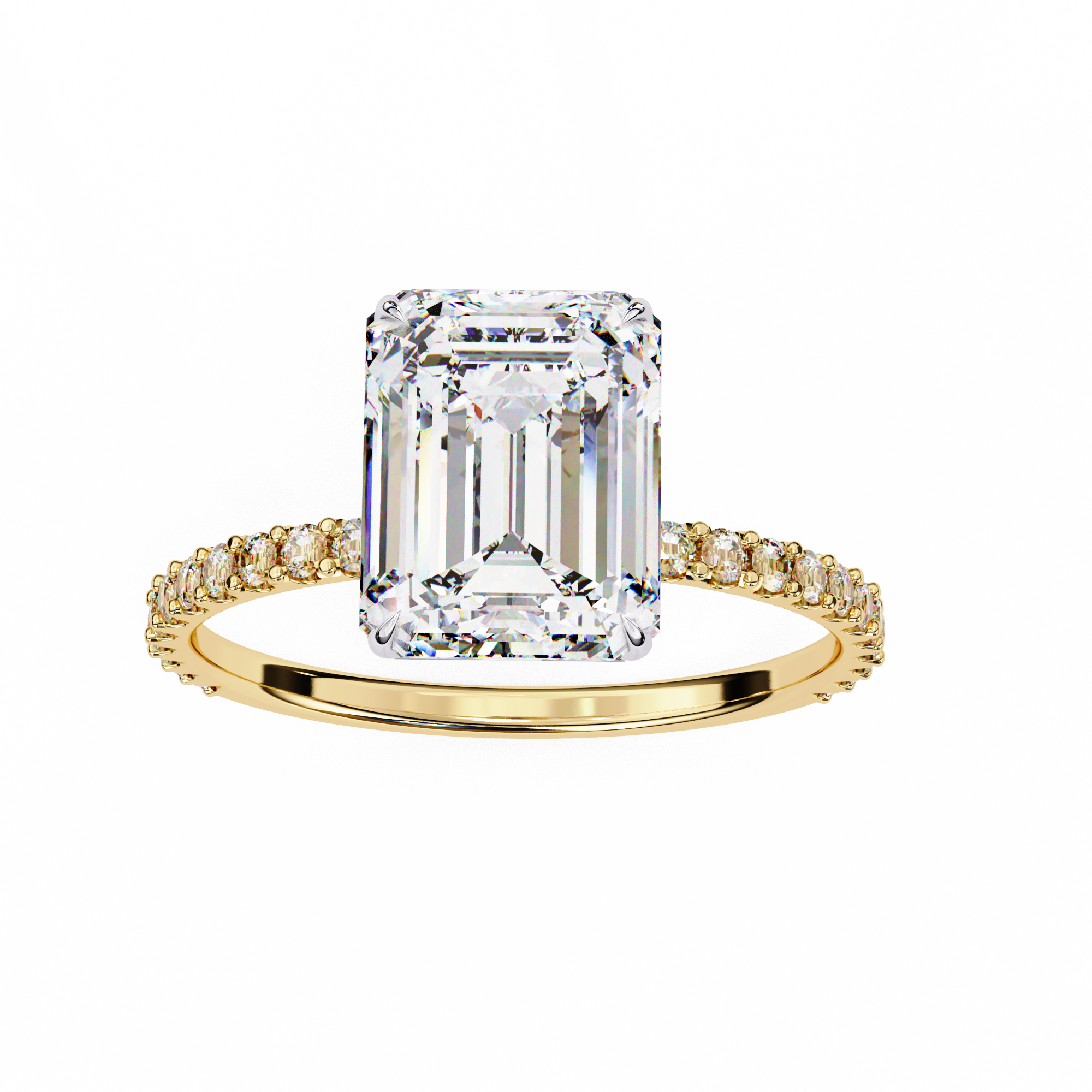 Marquise Diamond Solitaire Ring in 10k–18k Gold