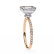 Marquise Diamond Solitaire Ring in 10k–18k Gold