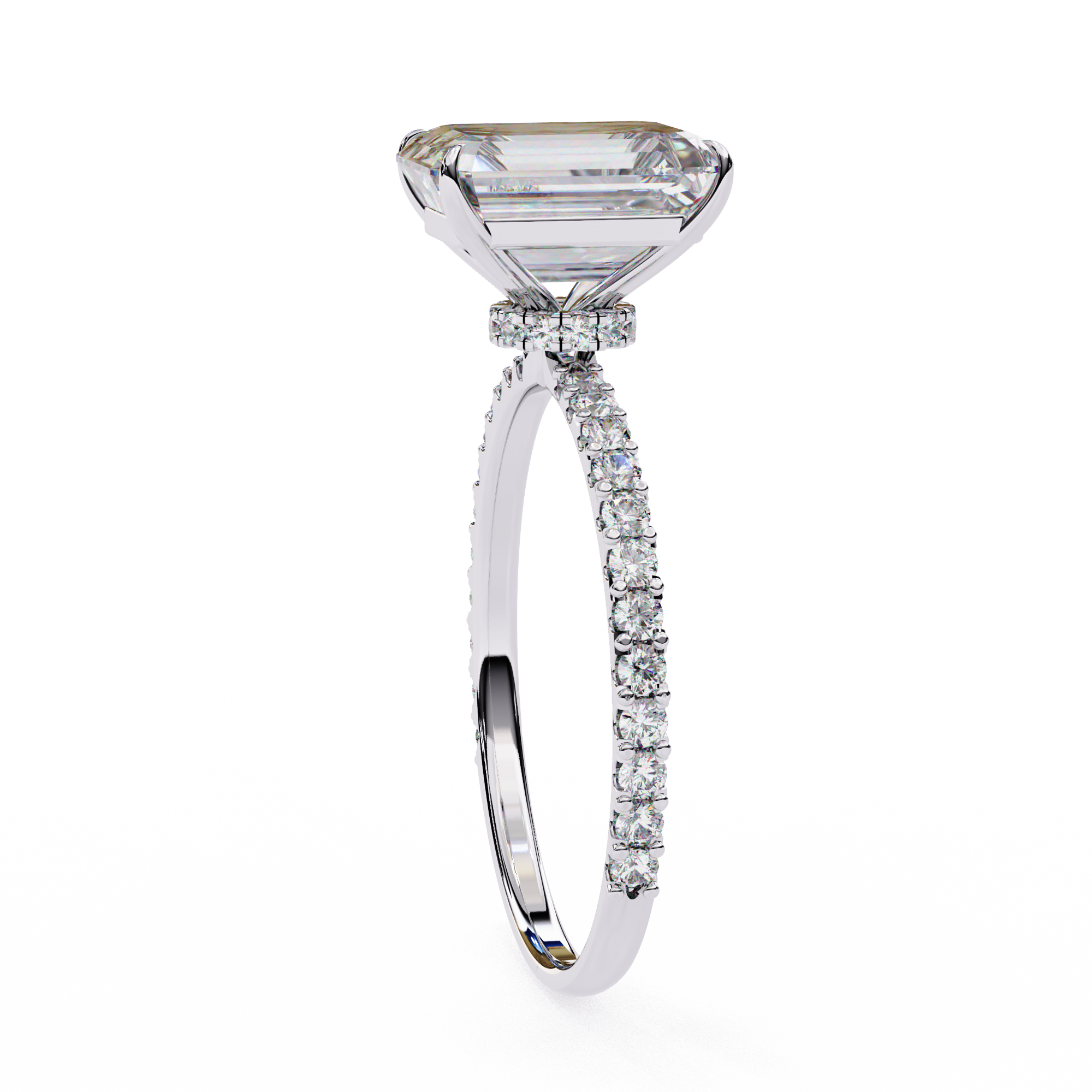 Marquise Diamond Solitaire Ring in 10k–18k Gold