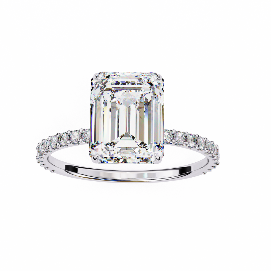 Marquise Diamond Solitaire Ring in 10k–18k Gold