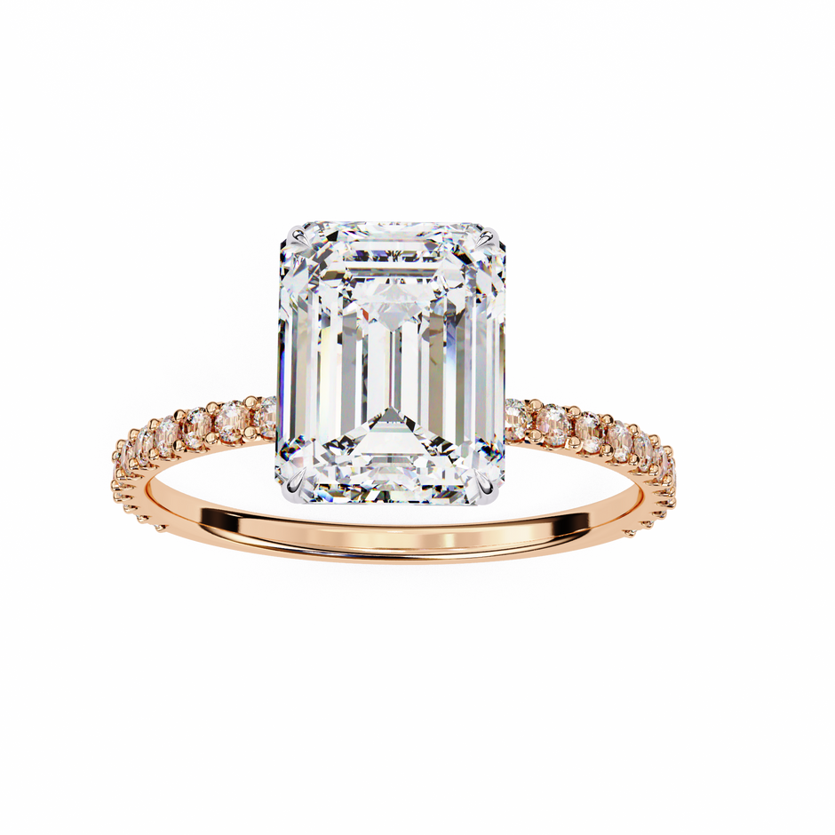 Marquise Diamond Solitaire Ring in 10k–18k Gold