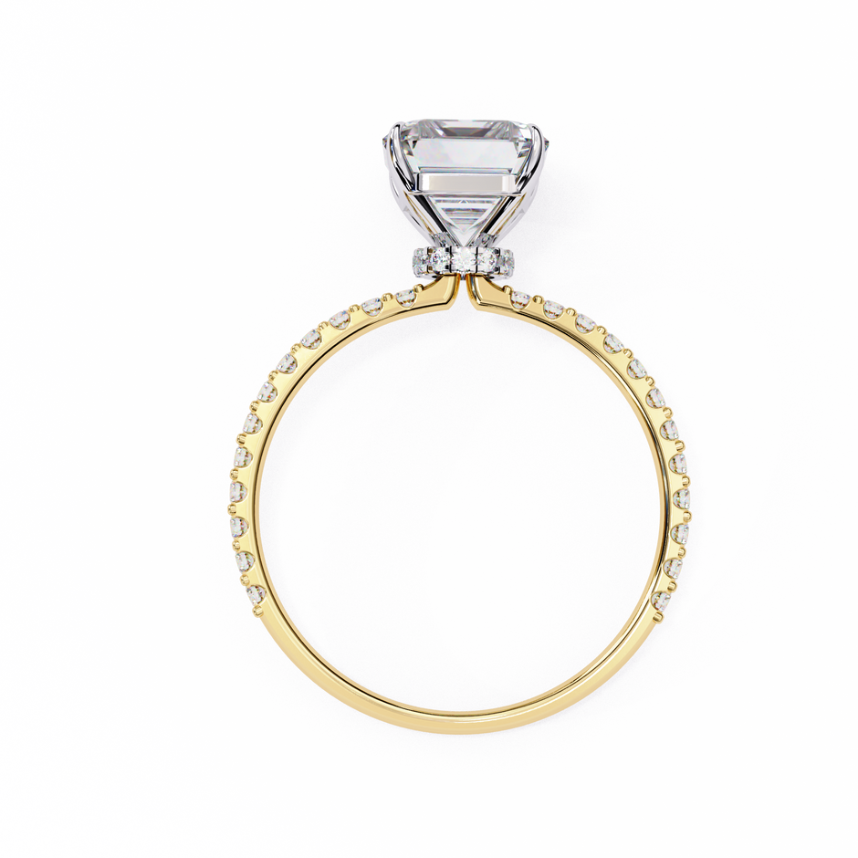 Marquise Diamond Solitaire Ring in 10k–18k Gold