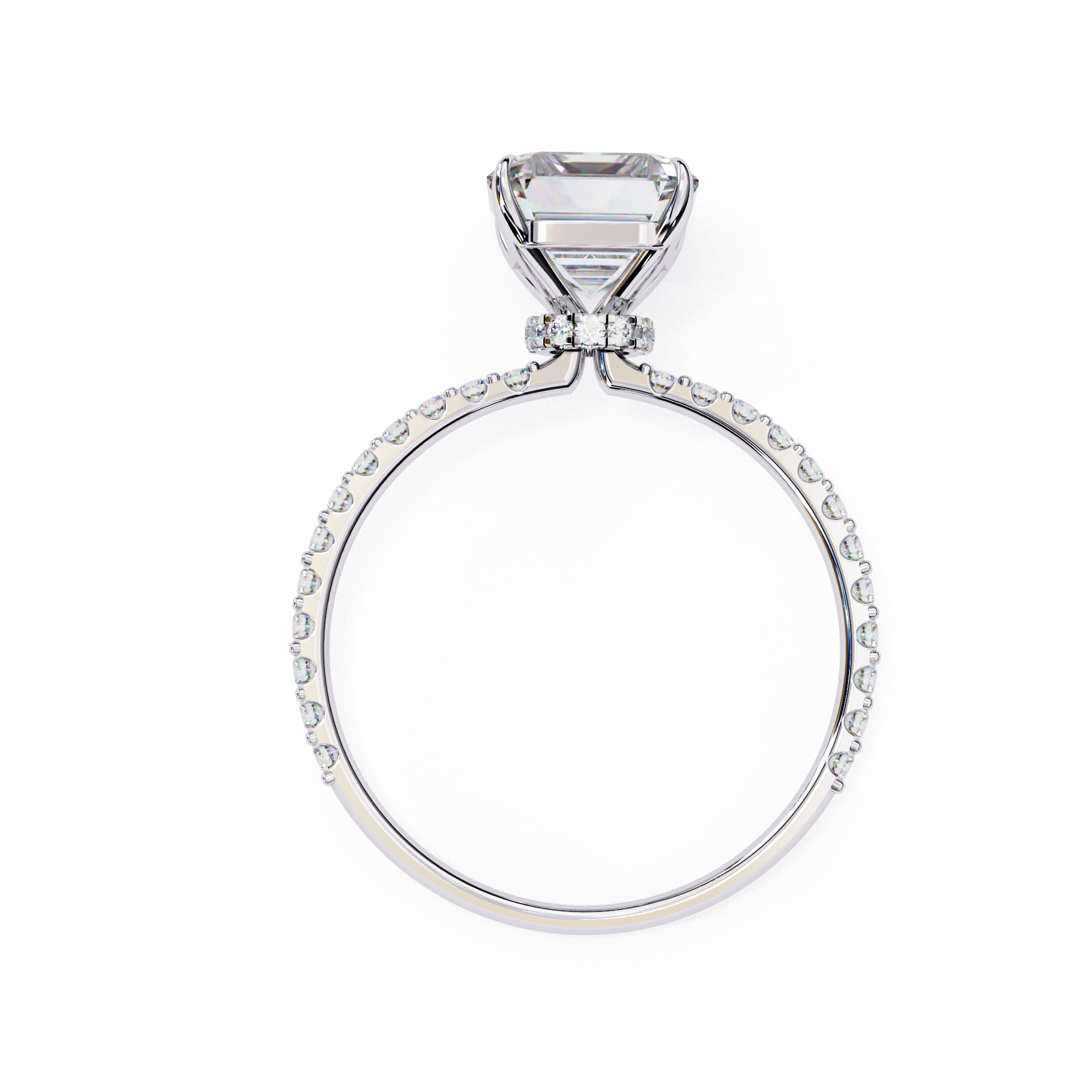 Marquise Diamond Solitaire Ring in 10k–18k Gold
