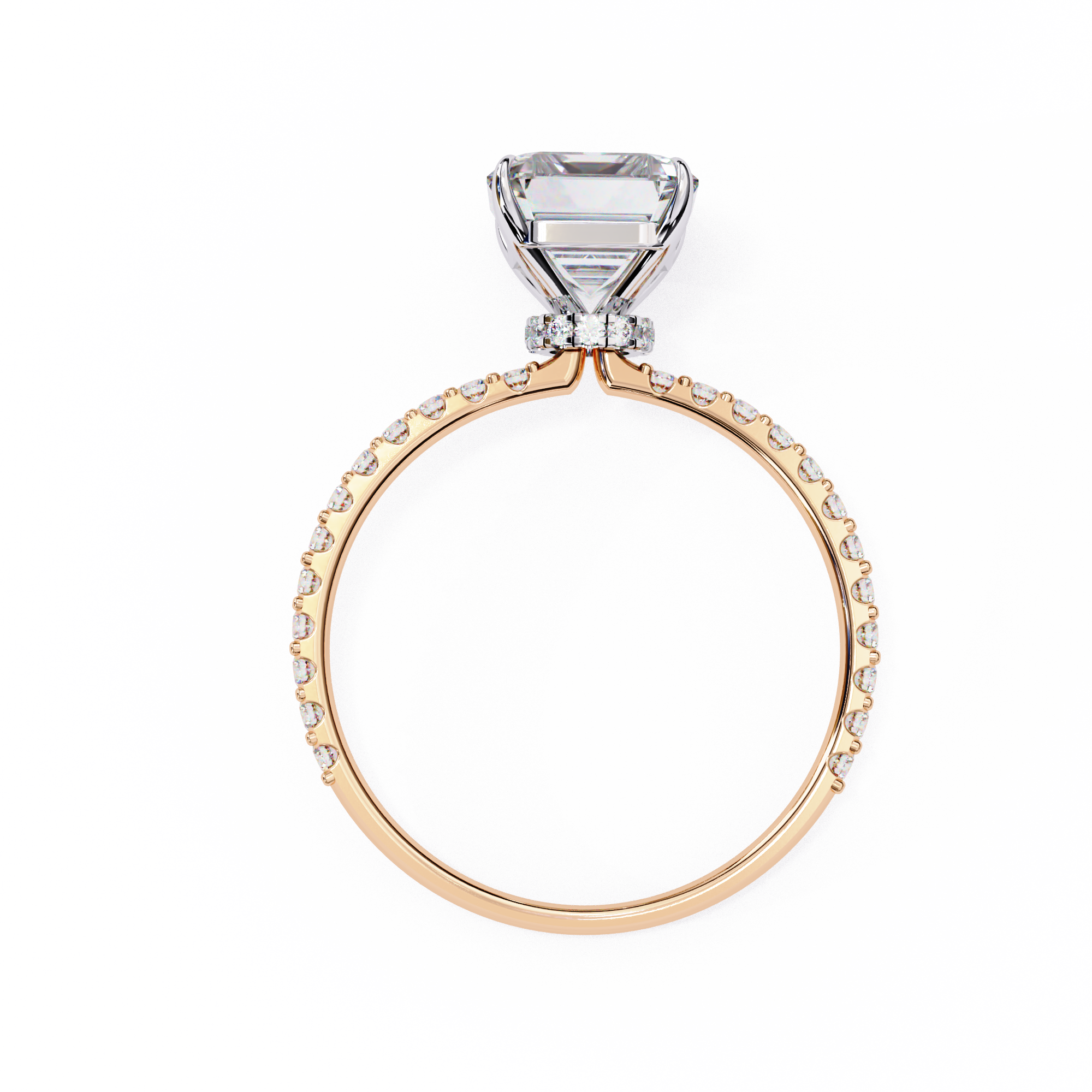 Marquise Diamond Solitaire Ring in 10k–18k Gold