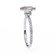 Pear-Shaped Diamond Solitaire Ring in 10k–18k Gold