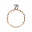 Pear-Shaped Diamond Solitaire Ring in 10k–18k Gold