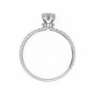 Pear-Shaped Diamond Solitaire Ring in 10k–18k Gold