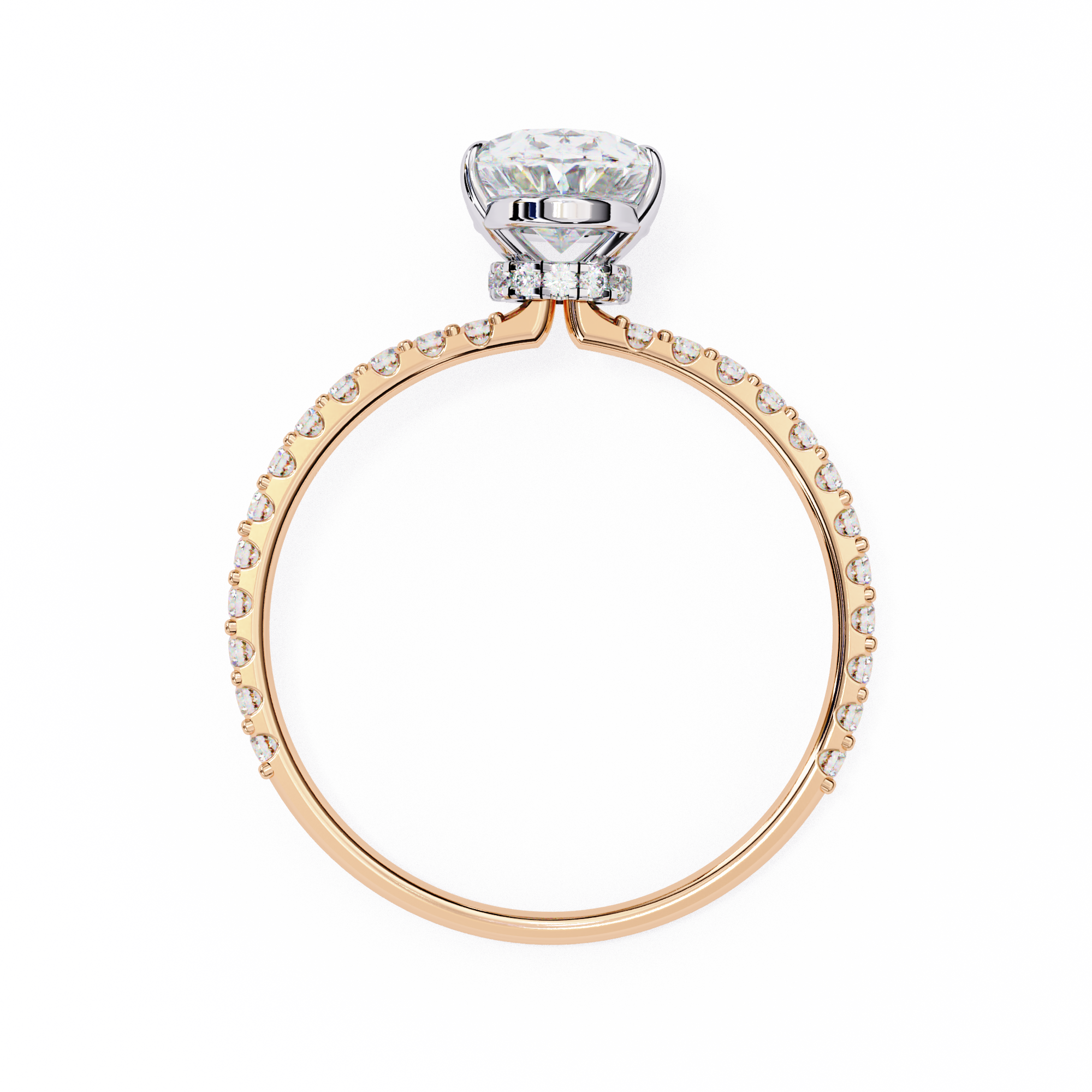 Round Brilliant Diamond Solitaire Ring in 10k–18k Gold