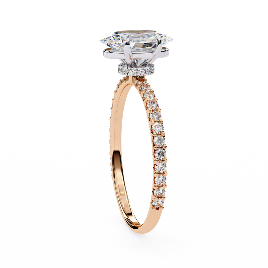 Round Brilliant Diamond Solitaire Ring in 10k–18k Gold