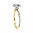 Round Brilliant Diamond Solitaire Ring in 10k–18k Gold