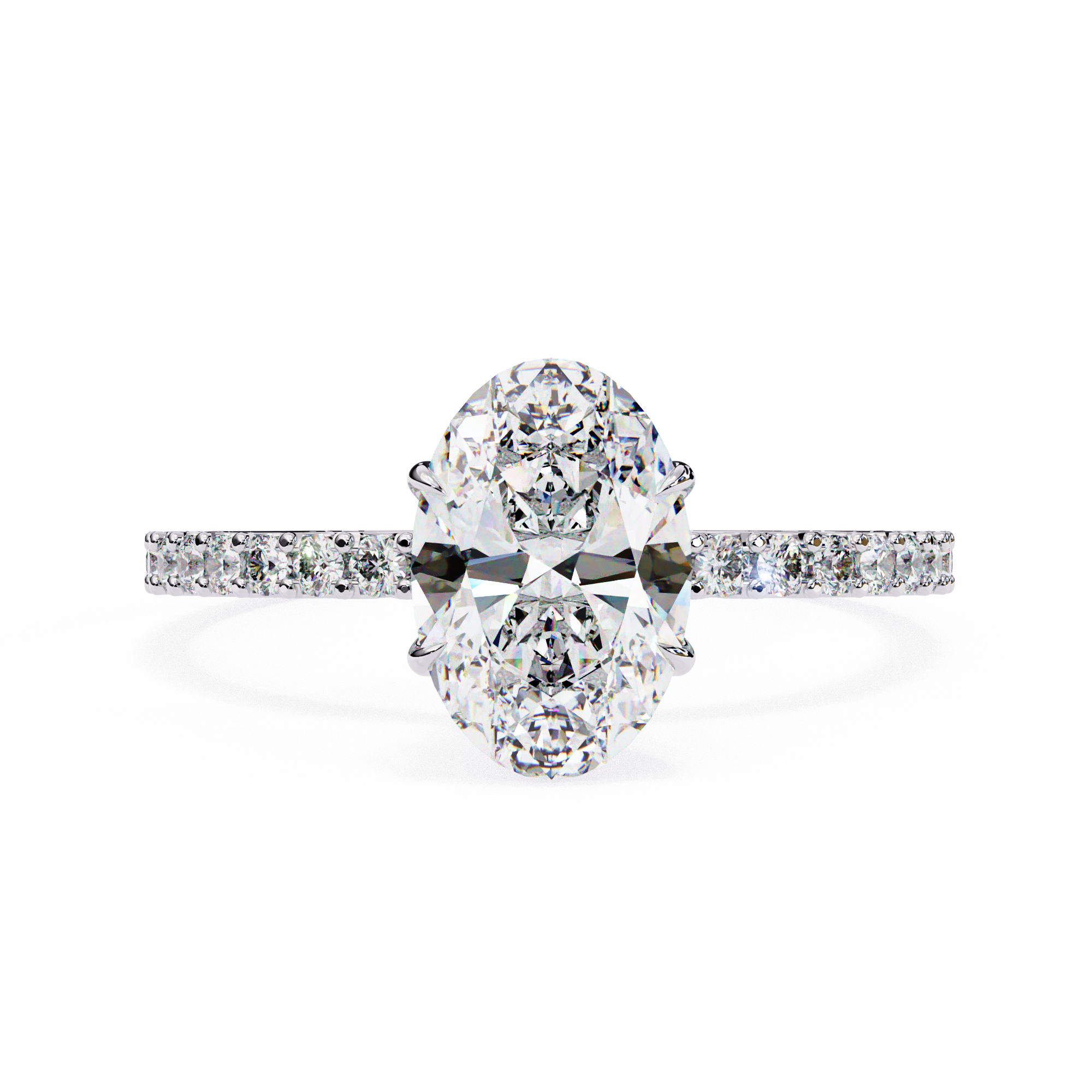 Round Brilliant Diamond Solitaire Ring in 10k–18k Gold