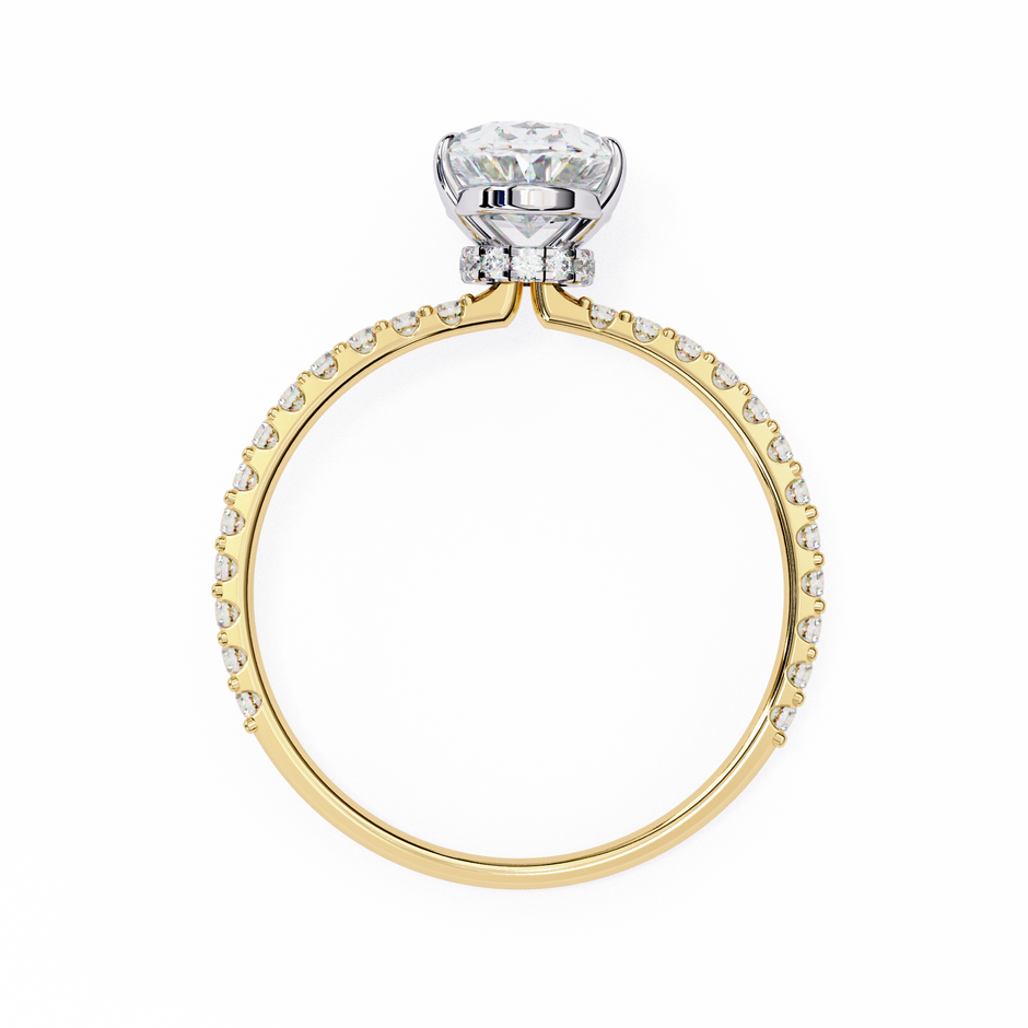 Round Brilliant Diamond Solitaire Ring in 10k–18k Gold