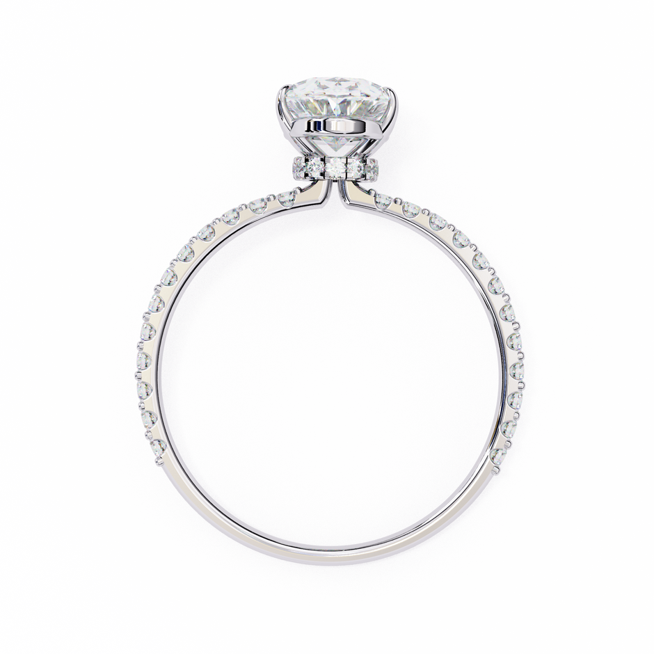 Round Brilliant Diamond Solitaire Ring in 10k–18k Gold
