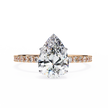 Cushion-Cut Diamond Solitaire Ring in 10k–18k Gold