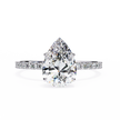 Cushion-Cut Diamond Solitaire Ring in 10k–18k Gold