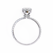 Cushion-Cut Diamond Solitaire Ring in 10k–18k Gold