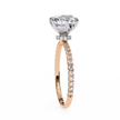 Cushion-Cut Diamond Solitaire Ring in 10k–18k Gold