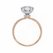 Cushion-Cut Diamond Solitaire Ring in 10k–18k Gold