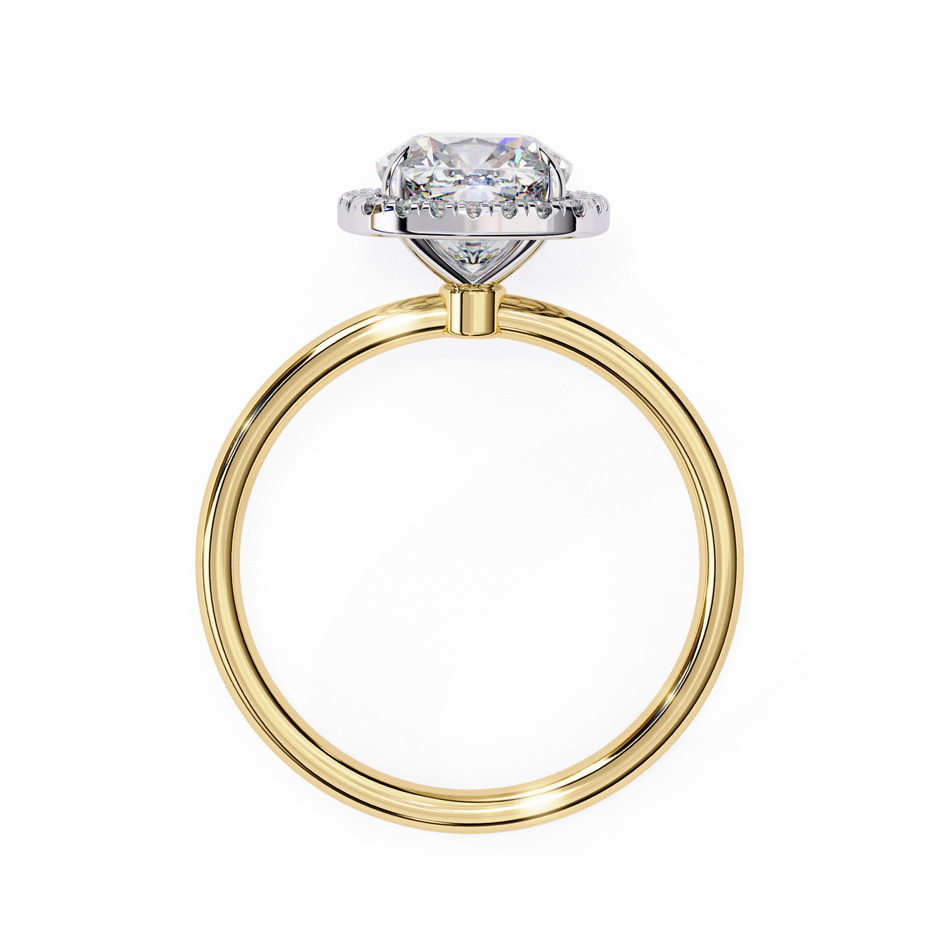 Diamond Solitaire Ring in 10k–18k Gold