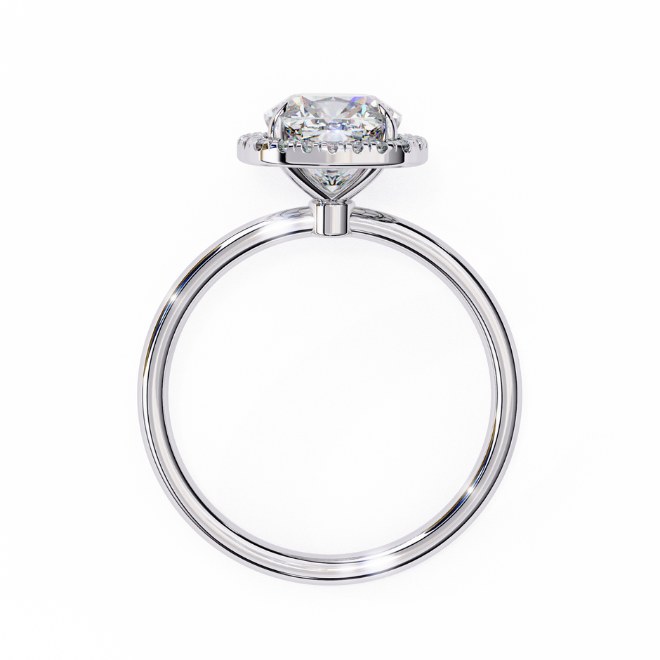 Diamond Solitaire Ring in 10k–18k Gold