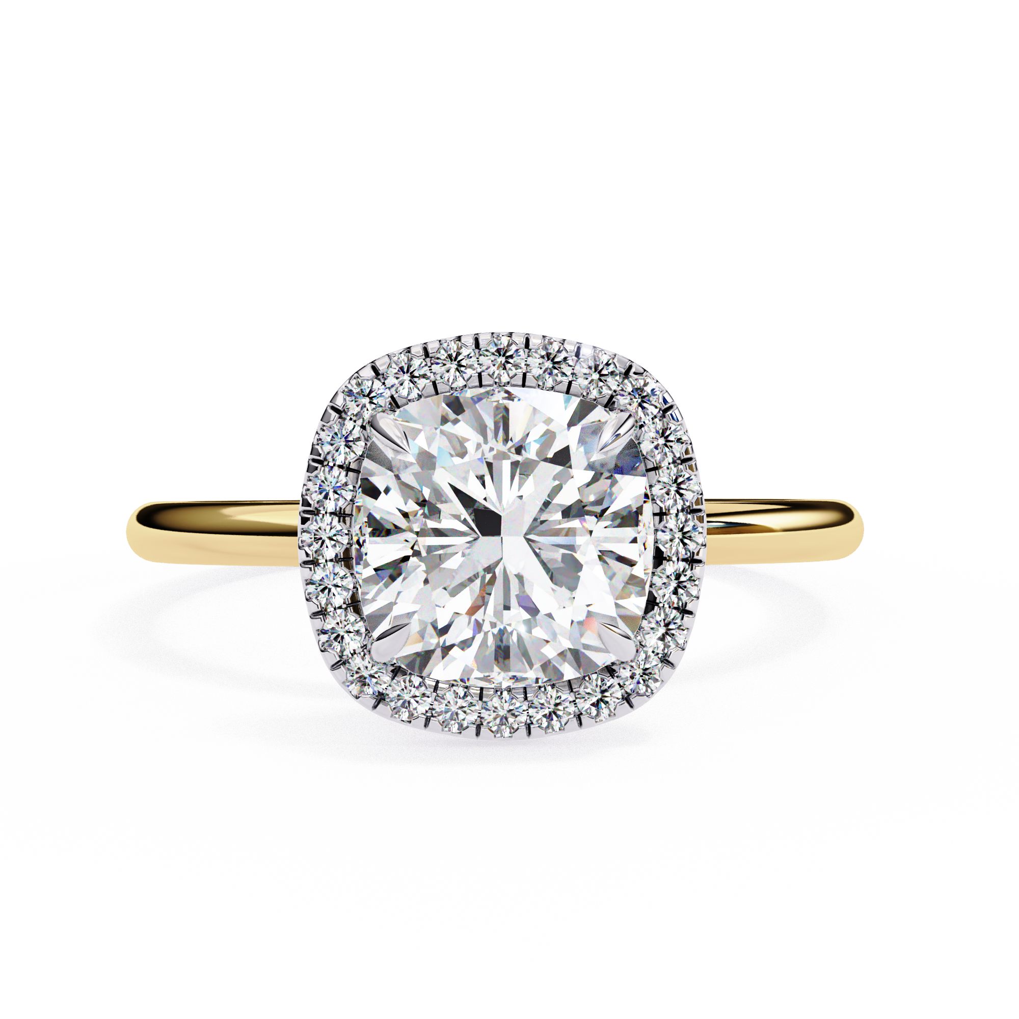 Diamond Solitaire Ring in 10k–18k Gold
