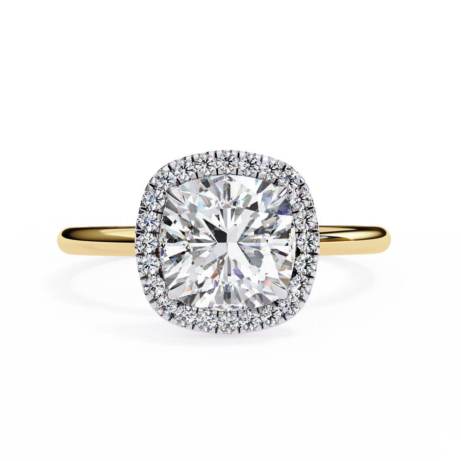 Diamond Solitaire Ring in 10k–18k Gold