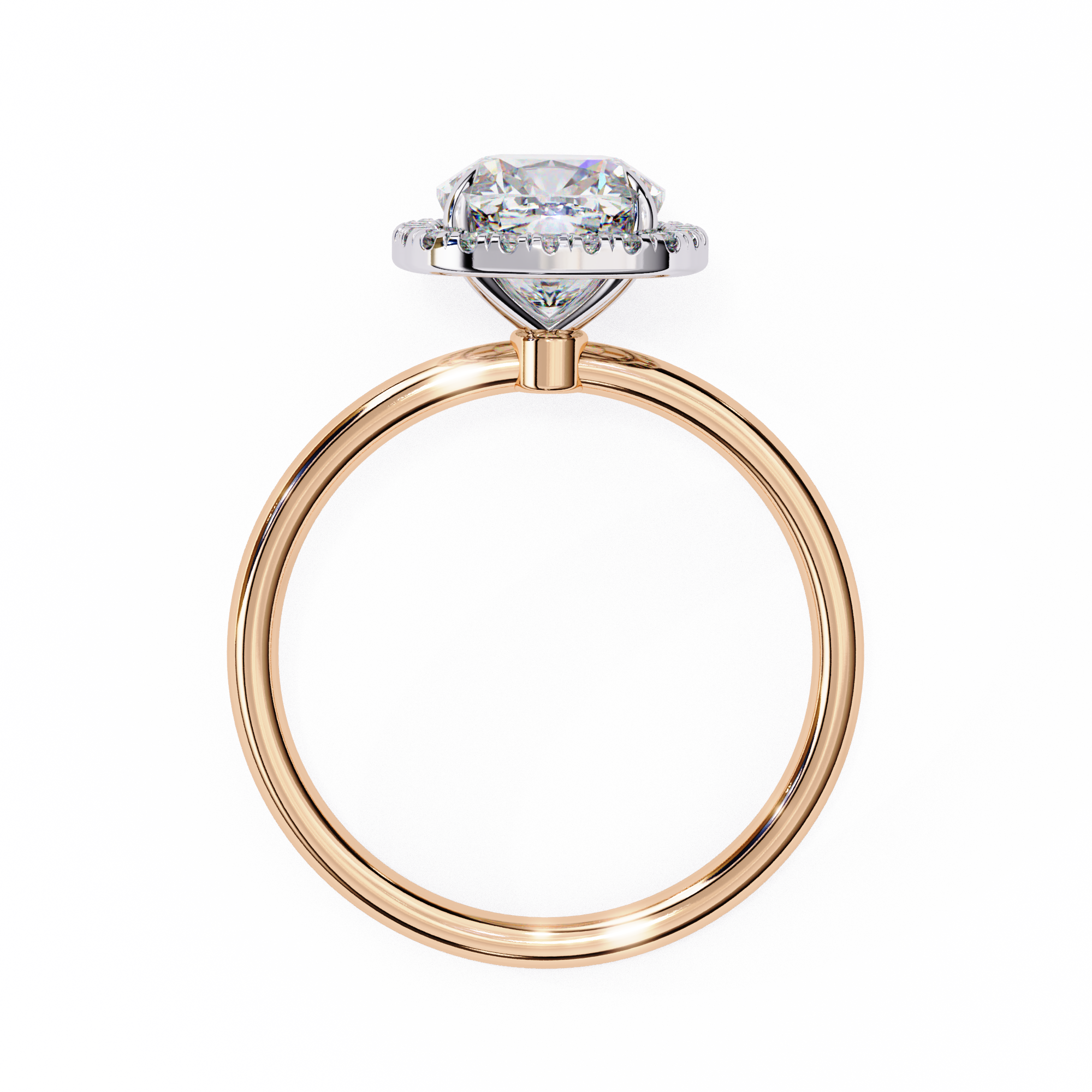 Diamond Solitaire Ring in 10k–18k Gold