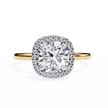 Diamond Solitaire Ring in 10k–18k Gold