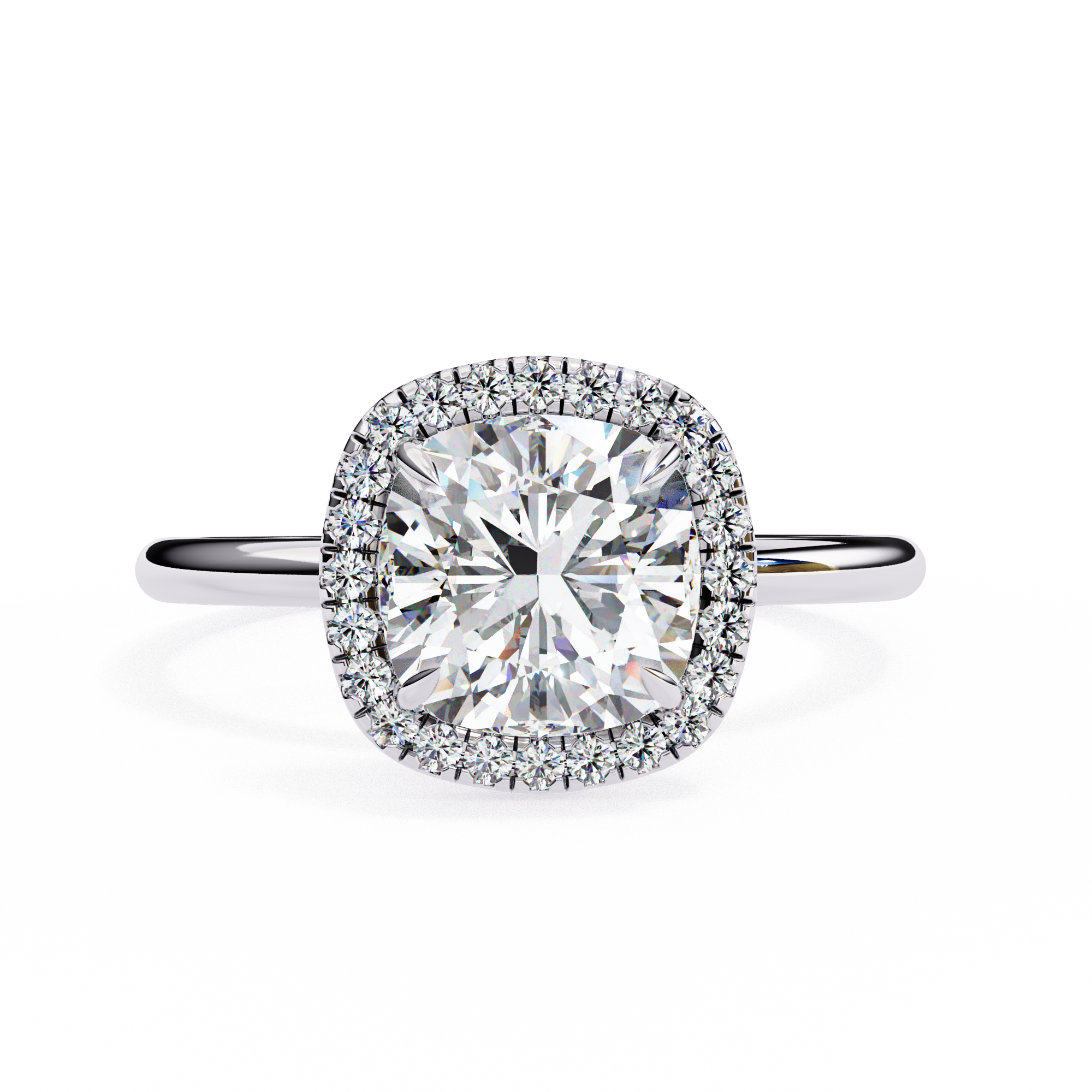 Diamond Solitaire Ring in 10k–18k Gold