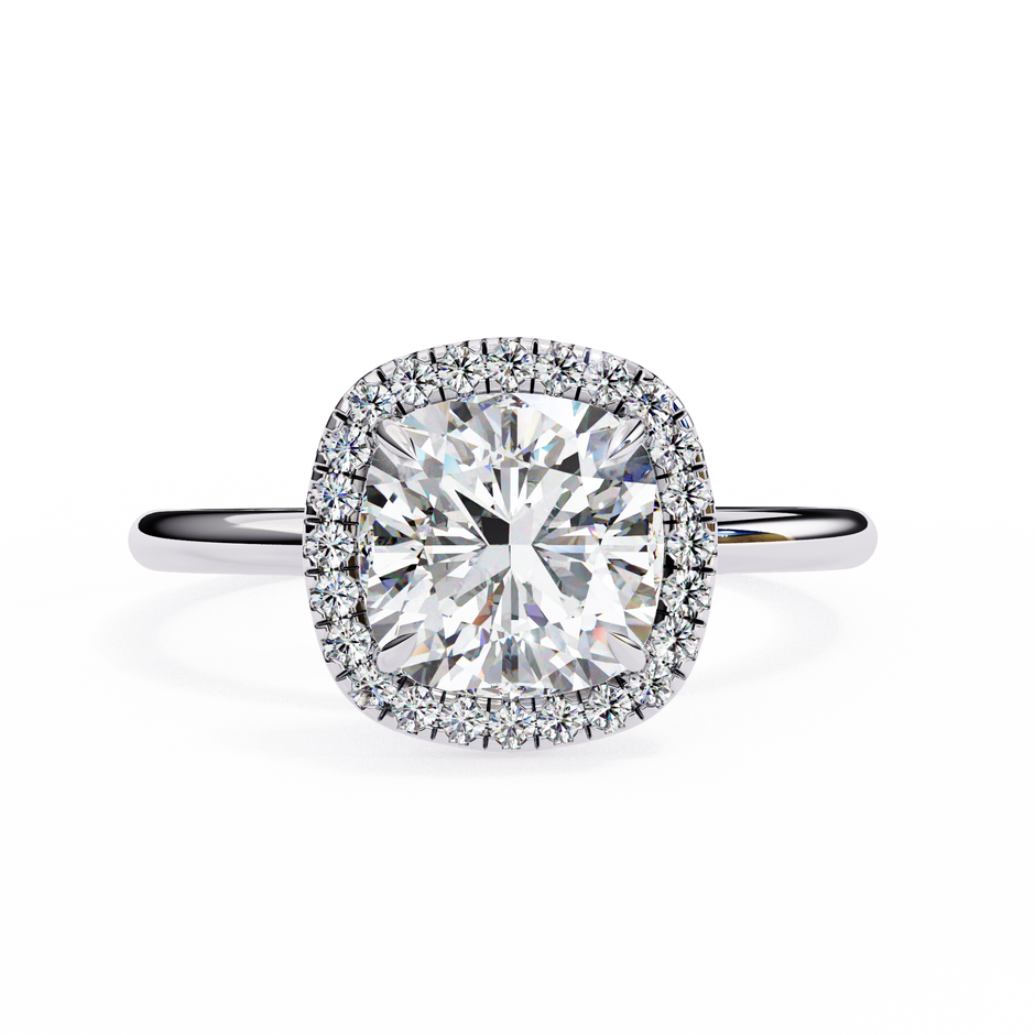 Diamond Solitaire Ring in 10k–18k Gold