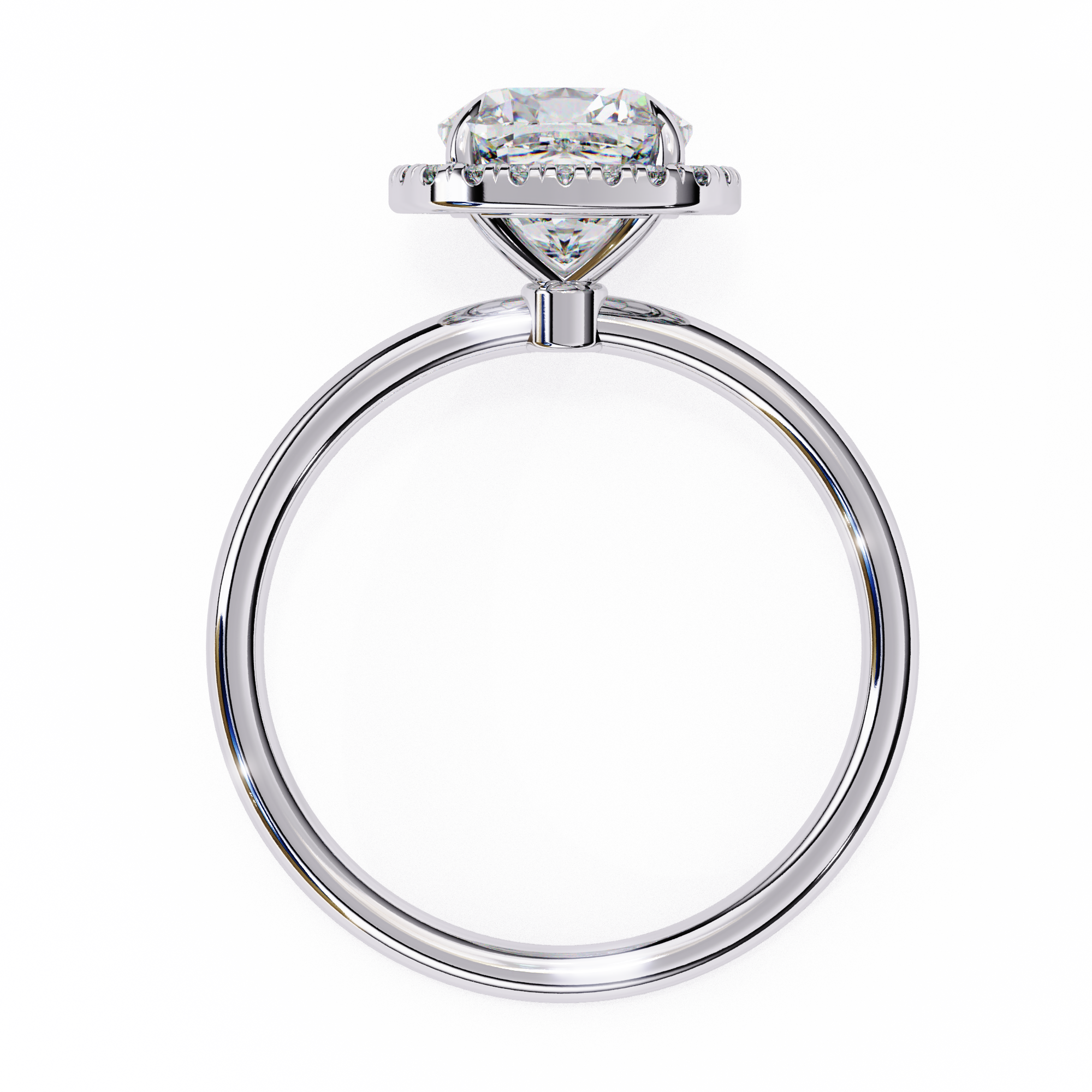 Diamond Solitaire Ring in 10k–18k Gold