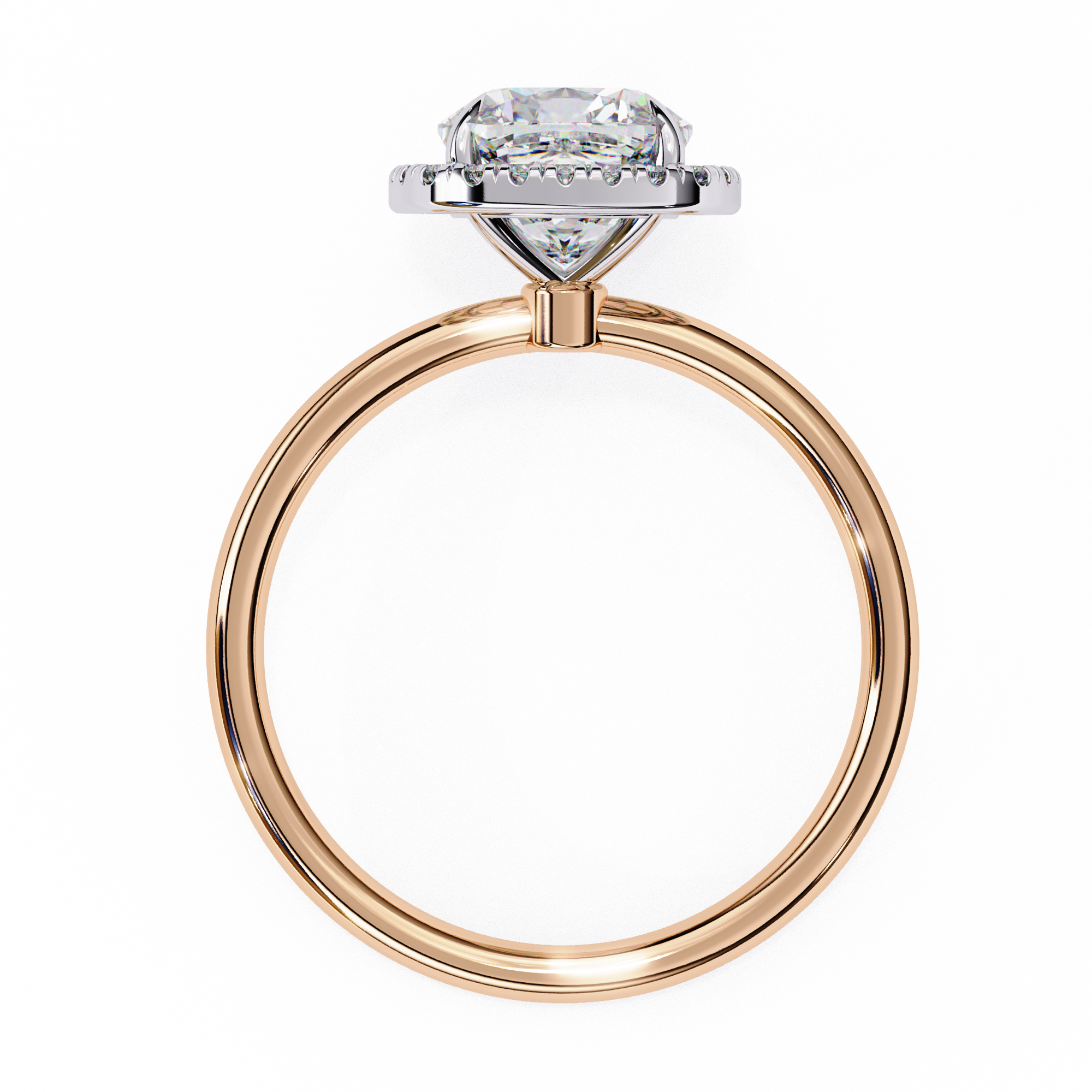 Diamond Solitaire Ring in 10k–18k Gold