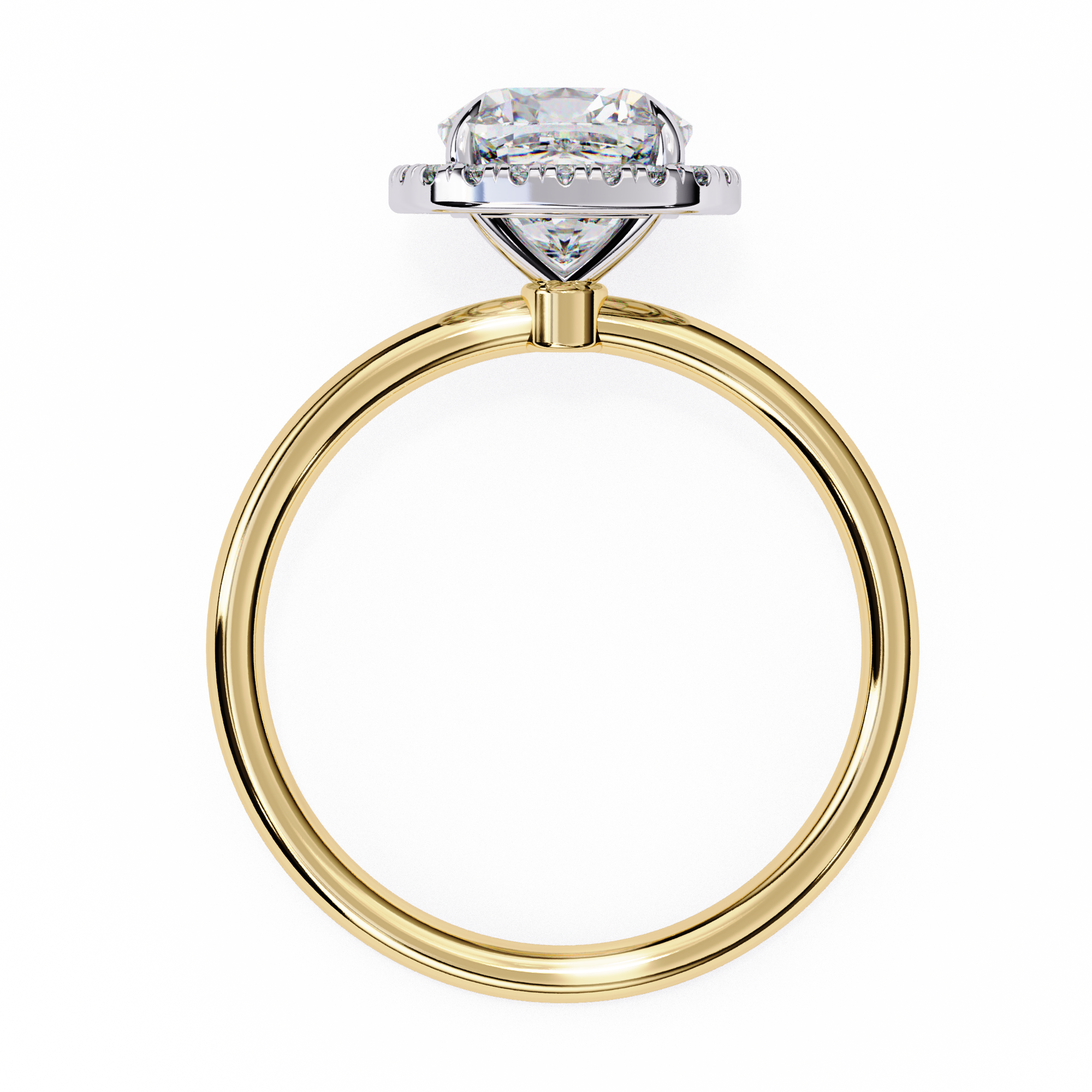 Diamond Solitaire Ring in 10k–18k Gold